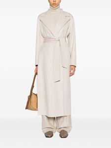 Kiton belted cashmere maxi coat - Beige