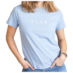 ELSK  Women's Pure Essential - T-shirt, blauw