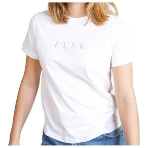 ELSK  Women's Pure Essential - T-shirt, wit