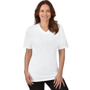 Trigema T-shirt  V-Shirt DELUXE katoen
