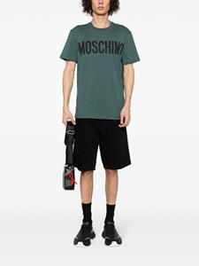 Moschino logo-print cotton T-shirt - Groen