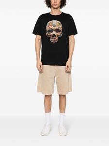 PS Paul Smith Skull Sticker cotton T-shirt - Zwart