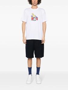 PS Paul Smith graphic-print organic cotton T-shirt - Wit