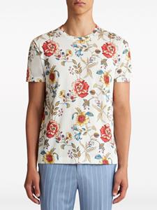ETRO floral-print cotton T-shirt - Wit