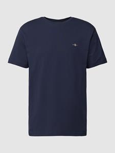 Gant Regular fit T-shirt met labelstitching, model 'SHIELD'