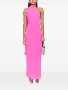 Solace London The Demi one-shoulder maxi dress - Roze