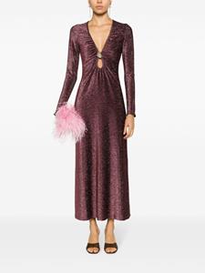 Johanna Ortiz Impala Dancing lurex maxi dress - Roze