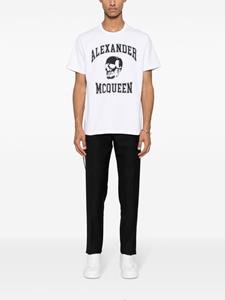Alexander McQueen logo-print cotton T-shirt - Wit