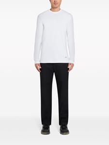 Jil Sander long-sleeved cotton T-shirt - Wit