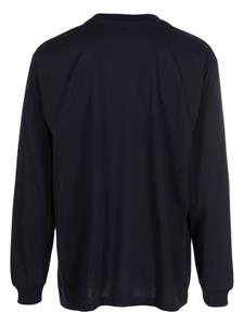 Needles logo-appliqué long-sleeve T-shirt - Paars