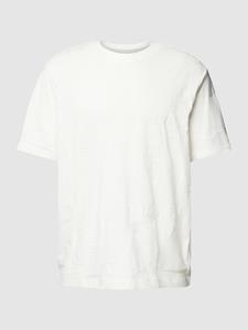 Armani Exchange T-shirt met structuurmotief