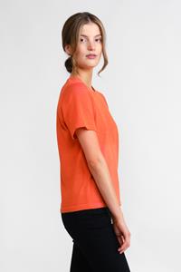 Alpa SIMPLE knit T-shirt, orange