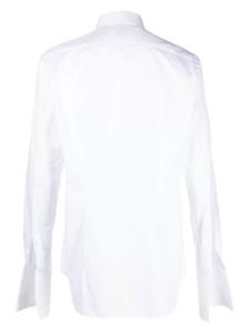 Xacus Overhemd met uitgesneden kraag - Wit