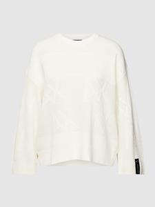 Armani Exchange Gebreide pullover met labeldetail