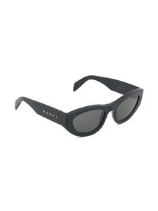 Marni Eyewear Rainbow Mountains cat-eye frame sunglasses - Zwart