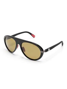 Moncler Eyewear pilot-frame sunglasses - Zwart