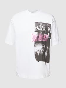Calvin Klein Jeans T-shirt met logoprint, T-shirt met logoprint, model 'DISRUPTED'