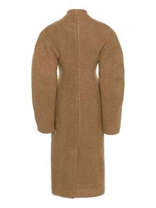 A.W.A.K.E. Mode bouclé virgin wool coat - Bruin