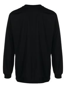 Needles logo-appliqué long-sleeve T-shirt - Zwart