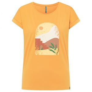 Tranquillo  Women's T-Shirt aus Biobaumwolle Print, oranje
