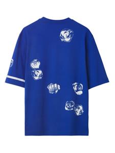 Burberry Katoenen T-shirt met print - Blauw
