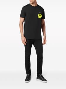 Philipp Plein Smile cotton T-shirt - Zwart