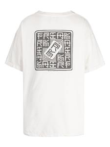 SAINT MXXXXXX Katoenen T-shirt met print - Beige