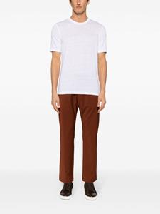 120% Lino long-sleeve linen shirt - Wit