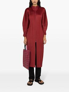 Pleats Please Issey Miyake November plissé midi dress - Rood