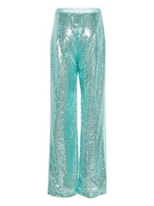 STYLAND sequin-embellished trousers - Blauw