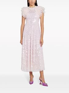 Needle & Thread Maxi-jurk met pailletten - Roze
