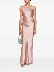 Michelle Mason Asymmetrische zijden avondjurk - Roze