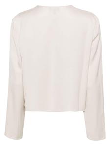 Theory V-neck silk blouse - Beige