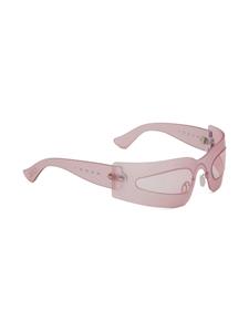 Marni Yuma wraparound-frame sunglasses - Roze