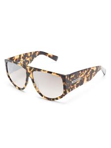 MISSONI EYEWEAR D-frame tortoiseshell-effect sunglasses - Bruin