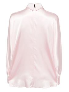 STYLAND satin silk shirt - Roze