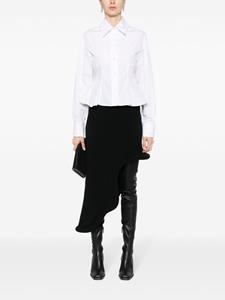 Stella McCartney peplum-waist cotton shirt - Wit