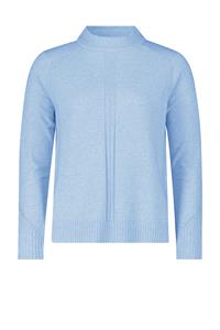Betty Barclay Sweatshirt Strickpullover Kurz 1/1 Arm, Bright Blue Melange