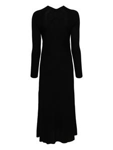 MRZ ribbed-knit dress - Zwart