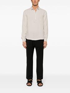 Barena Pavan classic-collar linen shirt - Beige