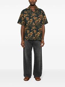 MARANT Lazlo floral-print shirt - Zwart
