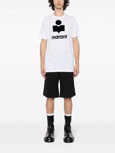 MARANT T-shirt met logoprint - Wit