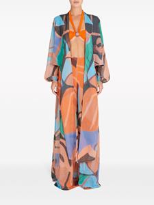 Silvia Tcherassi Blouse met abstracte print - Oranje