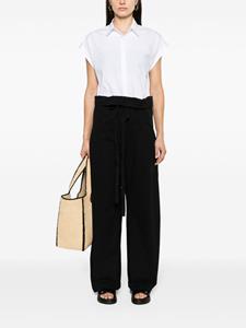 Matteau pointed-collar organic cotton shirt - Wit