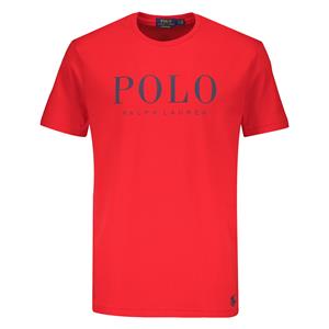 Ralph lauren  Katoenen T-shirt met Logo Print Rood