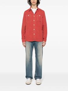 Ralph Lauren RRL polka dot cotton shirt - Rood