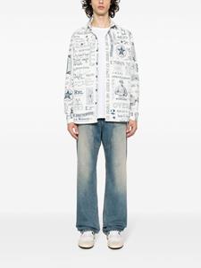 Ralph Lauren RRL graphic-print cotton shirt - Wit