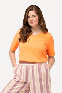 Ulla Popken Rundhalsshirt T-Shirts 2er-Pack V-Ausschnitt Halbarm (2-tlg)