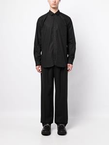 Junya Watanabe MAN Katoenen overhemd - Zwart