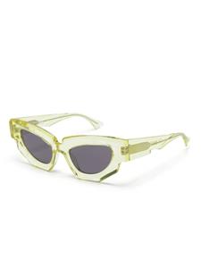 Kuboraum oversized sunglasses - Geel